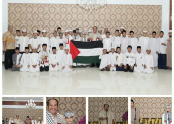 Bupati Asahan Sambut Safari Anak Gaza Dan Serahkan Bantuan