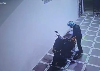 Terekam CCTV,  Polisi diminta Tangkap Pelaku  Pencurian Sepeda Motor Meresahkan Warga Martubung