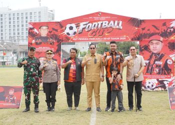 Hadiri Pembukaan Turnamen Football Cup Hut ke-67 Pemuda Pancasila, Wali Kota Medan : Tunjukkan Semangat Sportivitas dan Kekeluargaan
