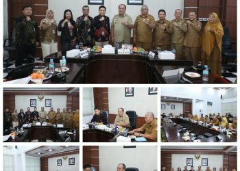 Bupati Asahan Ikuti Exit Meeting BPK RI Perwakilan Sumatera Utara