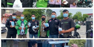 Aksi Spontanitas PD-GI SUMUT, PD-GI Medan dan PD-GI Kisaran Bagikan Masker Kepada Masyarakat
