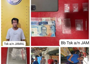 Polres Asahan Gelar Operasi Narkoba Di Kisaran Timur, Amankan Seorang Pria Dan Sita Diduga Sabu 2 Gram