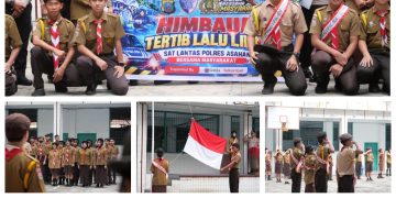 Polres Asahan Tanamkan Kesadaran Tertib Berlalu Lintas, Cegah Bullying, Judi Daring dan Penipuan Online di Sekolah Diponegoro Kisaran