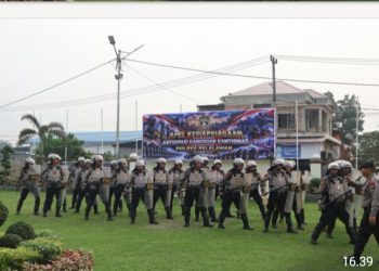 Polres Pelalawan Gelar Apel Kesiapsiagaan Antisipasi Gangguan Kamtibmas