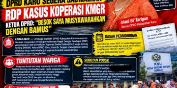 DPRD Karo Segera Jadwalkan RDP Kasus Koperasi KMGR, Ketua DPRD: Besok Saya Musyawarahkan dengan Bamus
