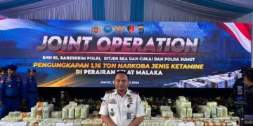 Imigrasi Belawan Dukung Pemberantasan Narkoba Dalam Pengungkapan 1,16 Ton Ketamine Bersama Kapolri