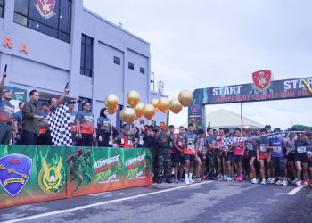 Rico Waas Lepas Ribuan Peserta Korpasgat Charity Run 2026, Olahraga Jadi Gerakan Kepedulian