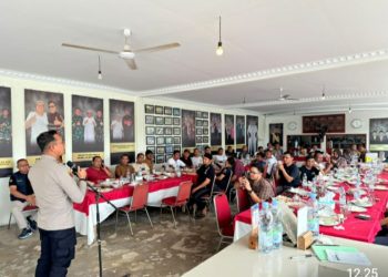 Kapolres Pelalawan Silaturahmi Bersama Komunitas Pelalawan Adventure Trail Sosialisasikan Ops Patuh