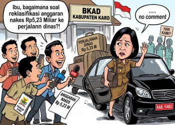 Soal Reklasifikasi Anggaran Nakes Rp5,23 Miliar ke Perjalanan Dinas di Pemkab Karo, Kepala BKAD Belum Mau Memberi Tanggapan