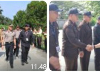 Kapolres Pelalawan Silaturahmi ke kantor Security PT RAPP Perkuat Sinergi Jaga Kamtibmas