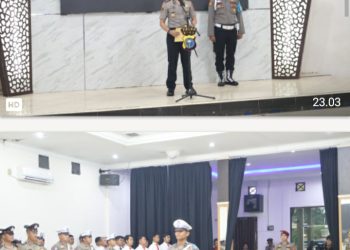 Kapolres Pelalawan Anugerahkan Penghargaan dan Tegas PTDH Anggota Terlibat Narkoba