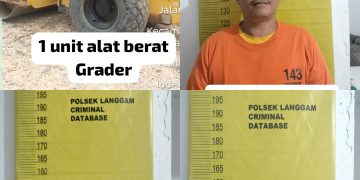 GELAPKAN 66 LITER SOLAR PT. MUP, 3 PRIA DI LANGGAM DIAMANKAN POLSEK LANGGAM